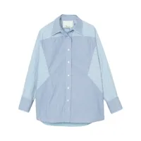 3.1 phillip lim chemise en coton à rayures - bleu