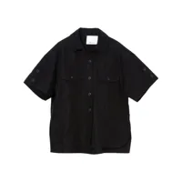 3.1 phillip lim chemise à manches courtes - noir