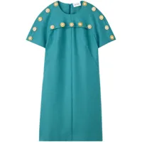 st. john robe courte à boutons à ornements - bleu