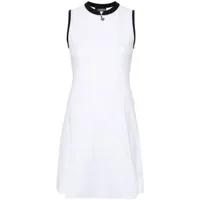 j.lindeberg robe ebony à design stretch - blanc
