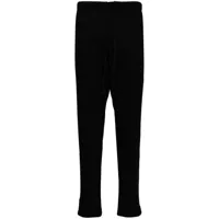 greg lauren pantalon de jogging à bords contrastants - noir
