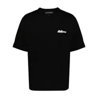 les benjamins t-shirt en coton à logo imprimé - noir