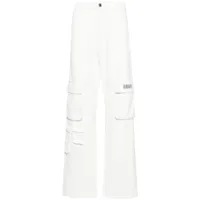 les benjamins pantalon cargo en jean - blanc
