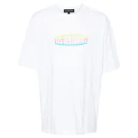 les benjamins t-shirt oversize à logo imprimé - blanc