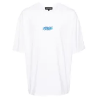 les benjamins t-shirt en coton à logo imprimé - blanc