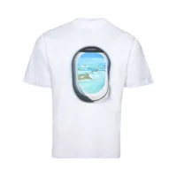 blue sky inn t-shirt jet island - blanc