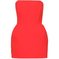 magda butrym robe courte à design sans bretelles - rouge