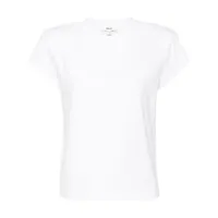 agolde t-shirt à épaulettes - blanc