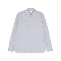 pt torino chemise rayée serafino - blanc