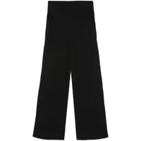 majestic filatures pantalon à coupe droite - noir