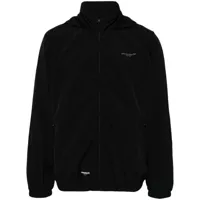chocoolate veste zippée à logo appliqué - noir