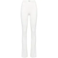 off-white legging évasé sleek split - blanc