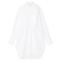 az factory robe-chemise gardenia en coton - blanc