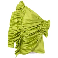 az factory robe courte dianthus à une épaule - vert
