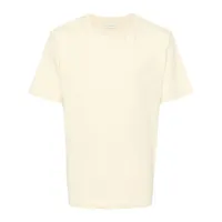 dries van noten t-shirt en coton à col rond - jaune