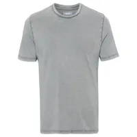 jacob cohën t-shirt en coton à patch logo - gris