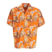 drôle de monsieur chemise la chemise terrasse - orange