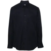 karl lagerfeld chemise en coton à pois - noir