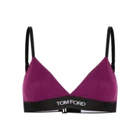 tom ford soutien-gorge signature à bonnets triangle - violet