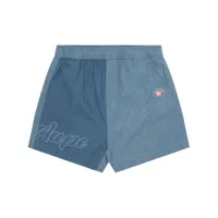 aape by *a bathing ape® short de sport à design colour block - bleu