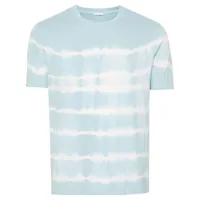 malo t-shirt à motif tie-dye - bleu