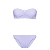 reina olga bikini ausilia à effet froissé - violet