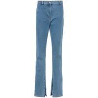 magda butrym jean slim à taille haute - bleu