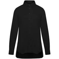 uma | raquel davidowicz chemise en coton à manches longues - noir