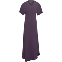uma | raquel davidowicz robe longue asymétrique - violet