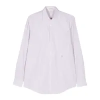 massimo alba chemise genova en coton - blanc