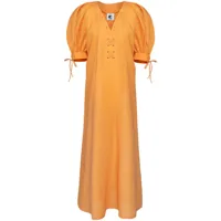 sleeper robe garden à manches bouffantes - orange