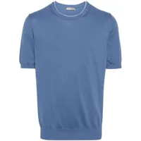 canali t-shirt en maille fine - bleu