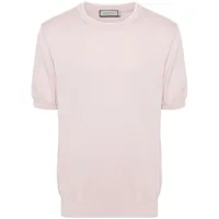 canali t-shirt en maille fine - rose