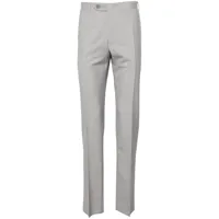 canali pantalon de costume à coupe fuselée - gris