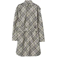 burberry robe-chemise à motif vintage check - tons neutres