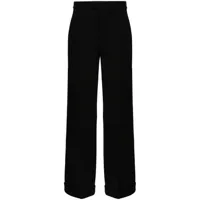 brunello cucinelli pantalon de tailleur à coupe droite - noir