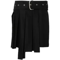 off-white minijupe à design portefeuille - noir