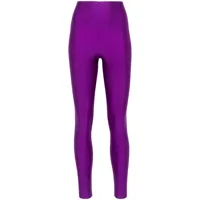 the andamane legging holly à taille haute - violet