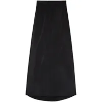 jil sander jupe trapèze à coupe longue - noir