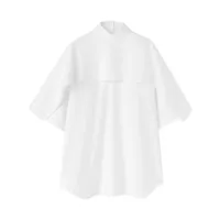 jil sander chemise à cape superposée - blanc