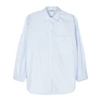 herno chemise à manches 3/4 - bleu