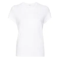 zanone t-shirt en coton à col rond - blanc