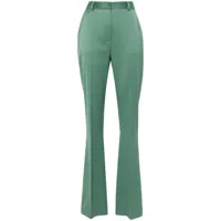 styland pantalon de costume à taille haute - vert