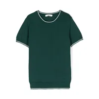 paolo pecora kids t-shirt en maille - vert