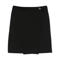 sportmax minijupe à design portefeuille - noir
