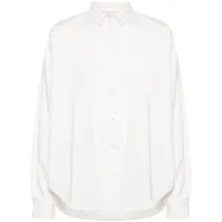 the frankie shop chemise sinclair en jean - blanc