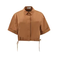 simkhai chemise crop - marron