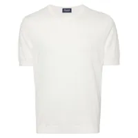 drumohr t-shirt en coton - blanc