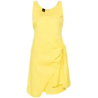 pinko robe portefeuille acallide - jaune