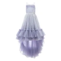 tulleen robe longue thelma - violet